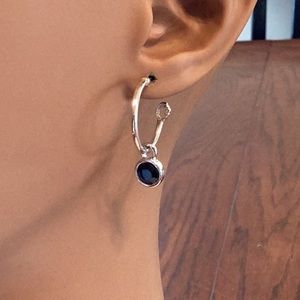 Hoops with Drop Earrings